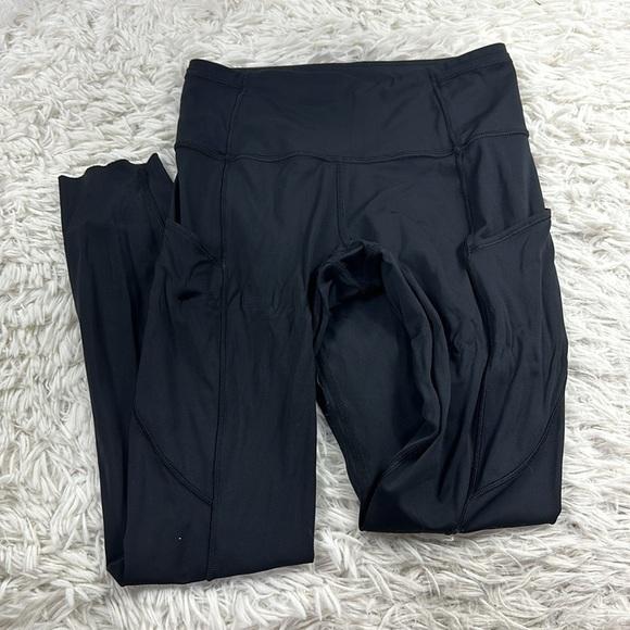 Lululemon Fast & Free 7/8 Tight II *Nulux 25" Black - Picture 1 of 7